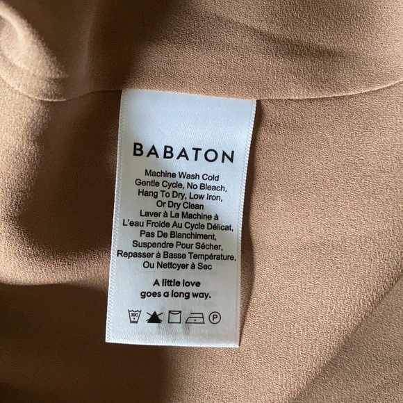 BABATON Mesh Spaghetti Strap Ciro Slip Dress - Picture 10 of 11